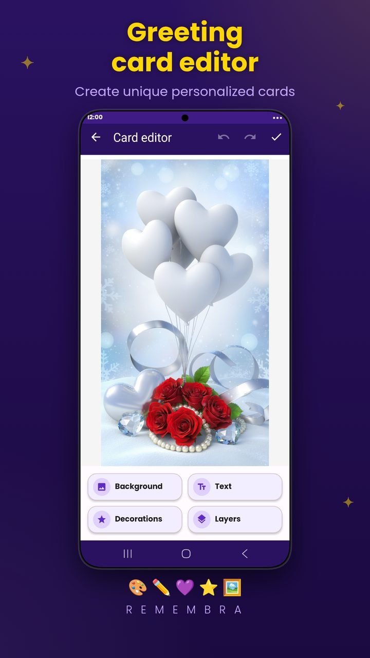 Remembra — greeting card editor